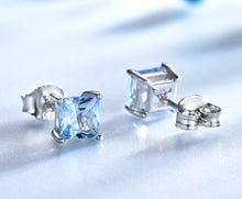 Load image into Gallery viewer, Jewelry Created Square Sky Blue Topaz